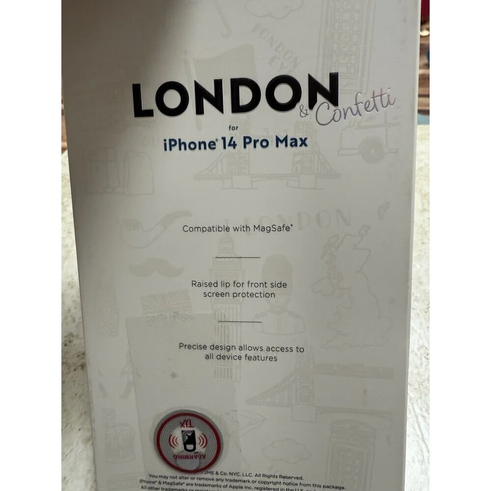 iPhone 14 Pro Max Case London Liquid Glitter Magnetic Case MagSafe New